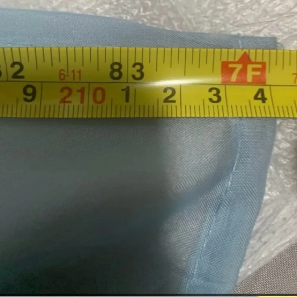 Blue Sheer Curtains Sets, 5 Piece (2ea.58”x84” 1ea. 80”x18” 2ea. Tie Back.) New